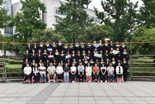 大健康管理学院2019级医学信息工程专业毕业生合影
