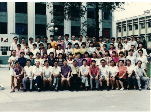 数学系九三届财会班毕业照